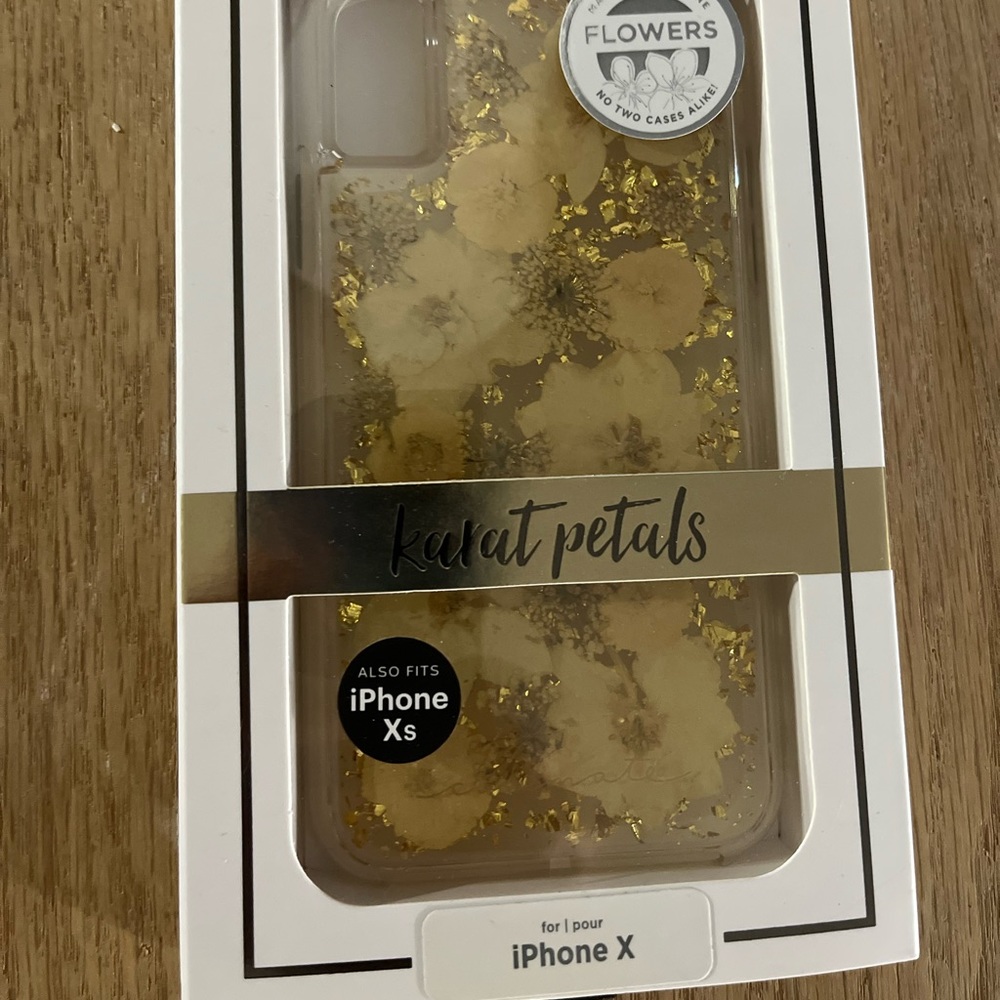Casemate IPhone X/Xs Case Protector Yellow Flower Resin Drop proof Flowers